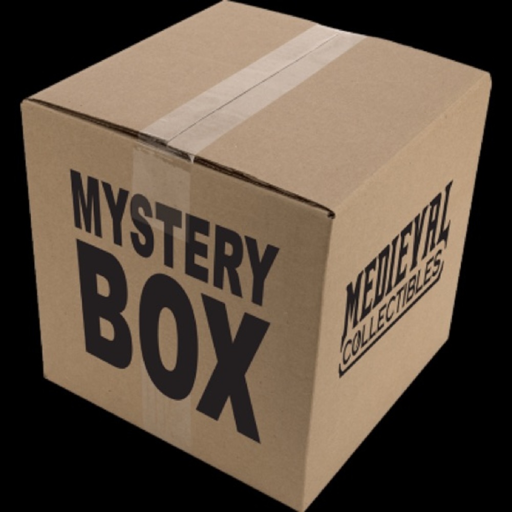Mystery box of clothes and makeup